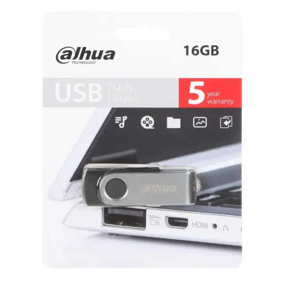 تصویر فلش مموری داهوا مدل U116 USB2.0 ظرفیت 16 گیگابایت