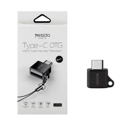 نمایش جزئیات تبدیل USB به USB-C یسیدو مدل GS08