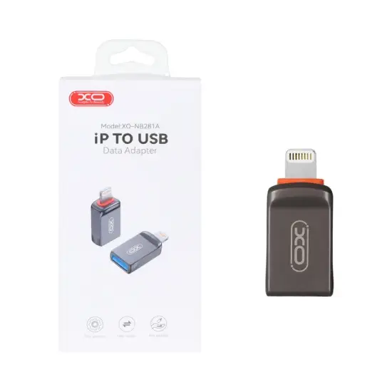 تصویر تبدیل USB به لایتنینگ ایکس او مدل NB281A