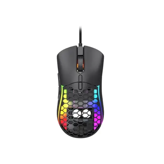 تصویر ماوس با سیم گیمینگ هیسکا مدل HX-MOG340