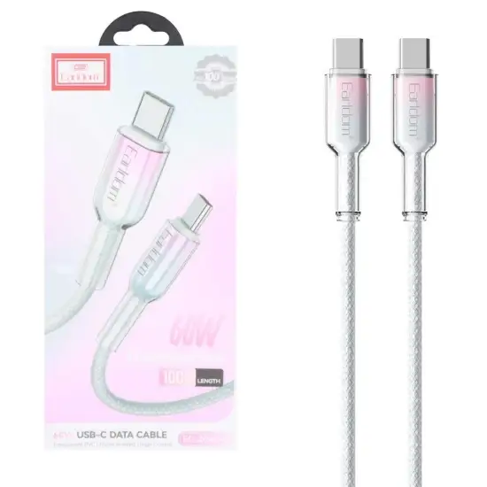 تصویر کابل تبدیل USB-C به USB-C ارلدام مدل EC-204C-C