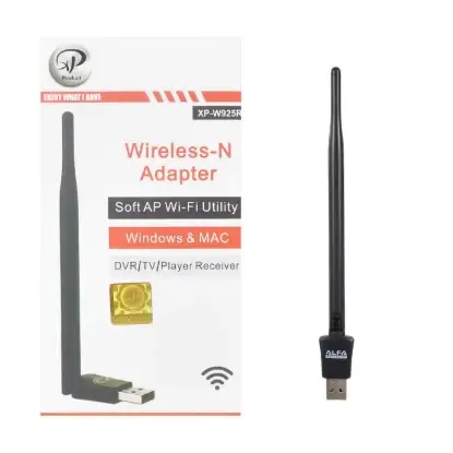 نمایش جزئیات کارت شبکه بی سیم USB 2.0 آنتن دار ایکس پی پروداکت مدل XP-W925R