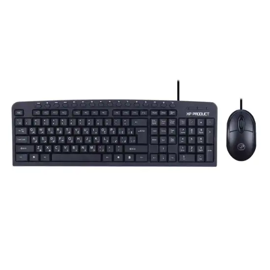 تصویر کیبورد و ماوس باسیم گیمینگ ایکس پی پروداکت مدل XP-11600N