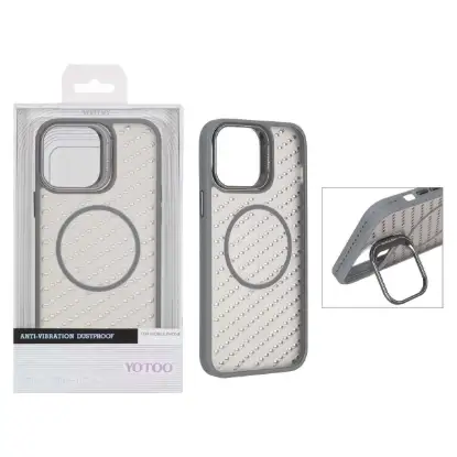 نمایش جزئیات قاب گوشی موبایل یوتو مات مگ سیف دار استند شو