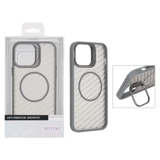 تصویر قاب گوشی موبایل یوتو مات مگ سیف دار استند شو