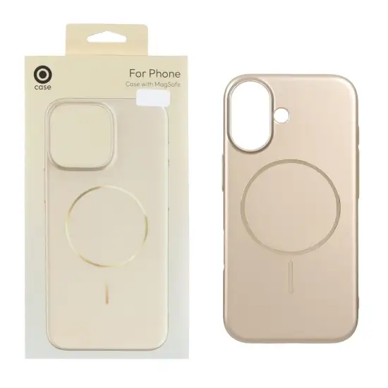 تصویر قاب گوشی موبایل متالیک مدل پشت سخت مگ سیف دار