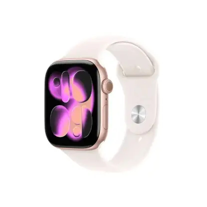 نمایش جزئیات ساعت هوشمند اپل واچ مدل Series 11 Rose Gold Al LB SB - 42MM