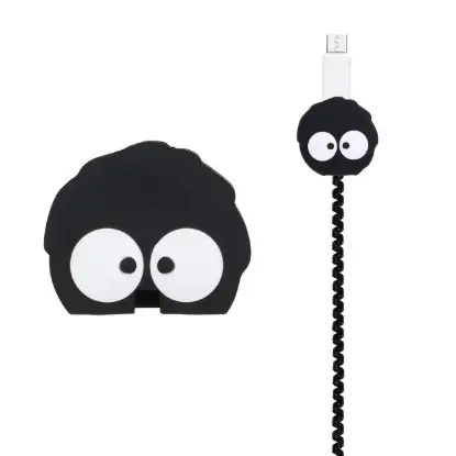 نمایش جزئیات محافظ کابل و شارژر ساسونگ 25 وات مدل سیلیکونی عروسکی