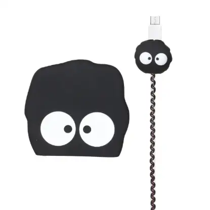 نمایش جزئیات محافظ کابل و شارژر شیائومی 67 وات مدل سیلیکونی عروسکی