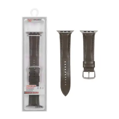 نمایش جزئیات بند ساعت چرمی دور دوخت اورجینال یوشیتا مدل Ultra Sewing سایز 42/44/45/46/49 میلیمتری