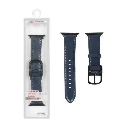 نمایش جزئیات بند ساعت چرمی دور دوخت اورجینال یوشیتا سایز 42/44/45/46/49 میلیمتری