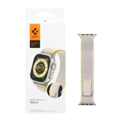 نمایش جزئیات بند اپل واچ چسبی اورجینال اسپیگن مدل DuraoPro Fiex سایز 38/40/41 میلیمتری