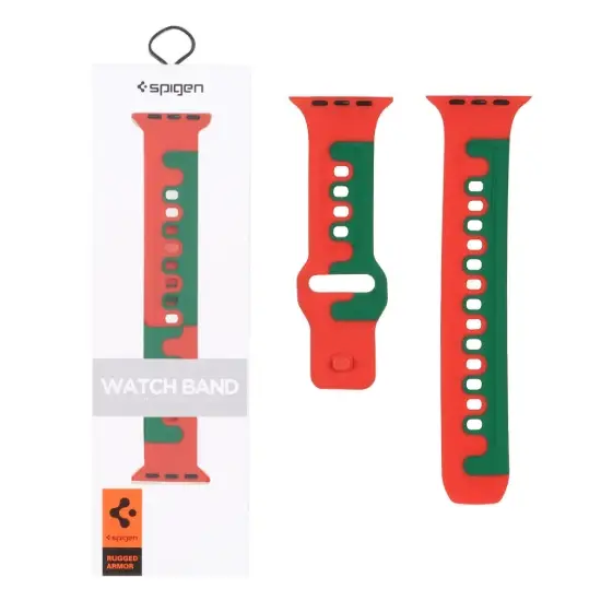 تصویر بند اپل واچ اورجینال اسپیگن مدل Rugged Armor سایز 42/44/45/46/49 میلیمتری