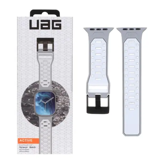 تصویر بند اپل واچ اورجینال سیلیکونی یو ای جی سایز 42/44/45/46/49 میلیمتری