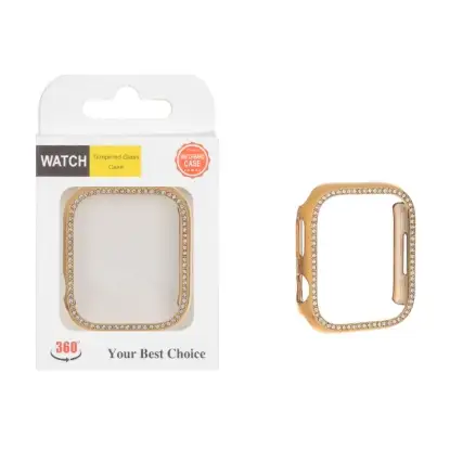 نمایش جزئیات کاور اپل واچ مدل نگین دار سایز 45 میلیمتری