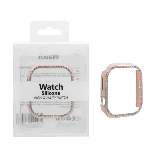 تصویر کاور اپل واچ مای کیس مدل S10 نگین دار سایز 46 میلیمتری