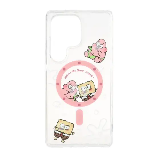 تصویر قاب گوشی موبایل مدل مینیمال پاتریک دور ژله ای مگ سیف دار