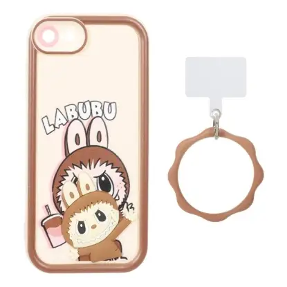 نمایش جزئیات قاب گوشی موبایل Solid Case مدل عروسک لبوبو جفت برجسته النگویی