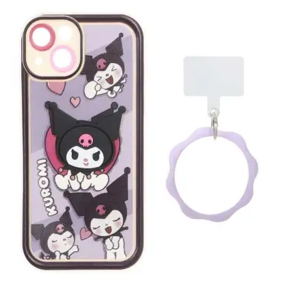 نمایش جزئیات قاب گوشی موبایل Solid Case مدل کرومی شلوغ عروسک برجسته النگویی