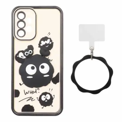 نمایش جزئیات قاب گوشی موبایل Solid Case مدل میکروب هپل عروسک برجسته النگویی 