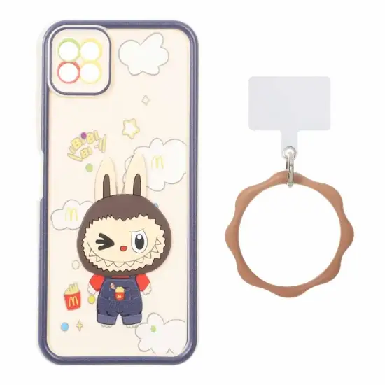 تصویر قاب گوشی موبایل Solid Case مدل عروسک لبوبو خندان برجسته النگویی