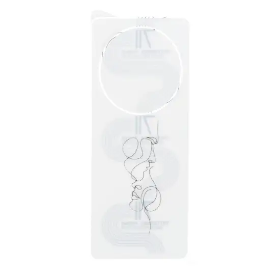 تصویر گلس پشت گوشی موبایل سرامیکی مدل طرح صورت