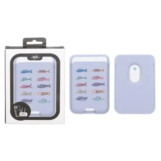 تصویر جاکارتی چرمی وینا مدل ماهی مگ سیف دار