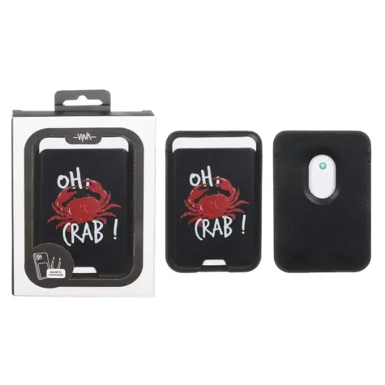 تصویر جاکارتی چرمی وینا مدل خرچنگ مگ سیف دار