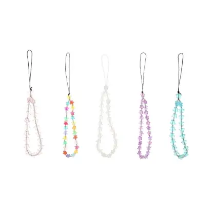 نمایش جزئیات بند موبایل مدل ستاره ای کریستالی