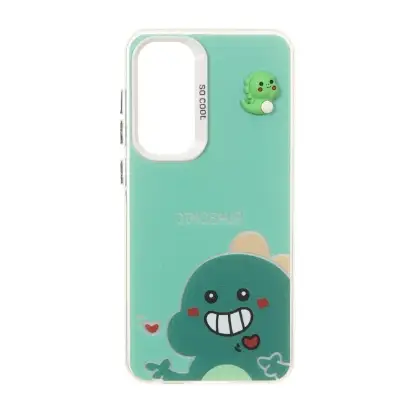 نمایش جزئیات قاب گوشی موبایل مدل SO COOL کارتونی عروسک برجسته Dinosaur