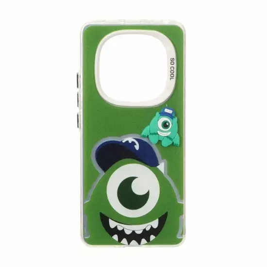 تصویر قاب گوشی موبایل مدل SO COOL کارتونی عروسک برجسته Mike