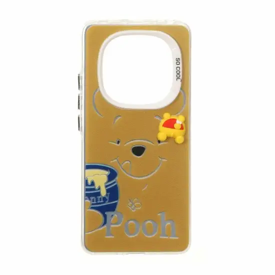 تصویر قاب گوشی موبایل مدل SO COOL کارتونی عروسک برجسته Pooh