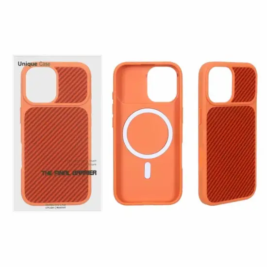 تصویر قاب گوشی موبایل یونیک کیس مدل شطرنجی مگ سیف دار طرح FireMesh