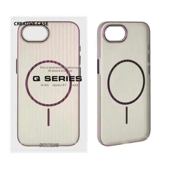 تصویر قاب گوشی موبایل کریتیو کیس مدل هولوگرامی کرکره ای مگ سیف دار