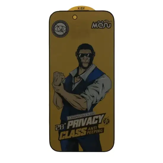 تصویر گلس گوشی موبایل شفاف مدل Full Cover Privacy anti Peeping 