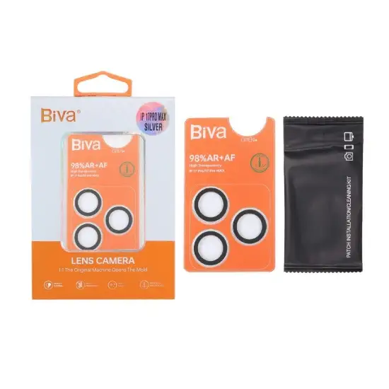 تصویر محافظ لنز رینگی اورجینال شابلون دار بیوا