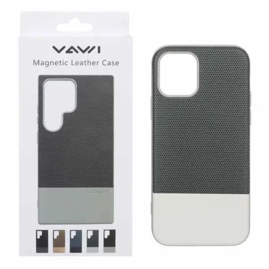 تصویر قاب گوشی موبایل واوی مدل چرمی دو تکه مگ سیف دار