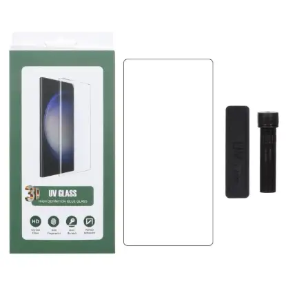 نمایش جزئیات گلس گوشی موبایل شفاف یو وی گلس مدل 3D