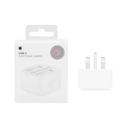 نمایش جزئیات شارژر دیواری 20 وات سه پین اپل مدل B/A اورجینال