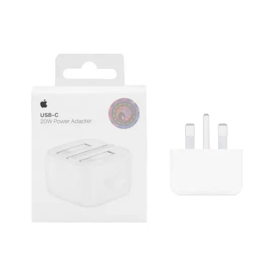 تصویر شارژر دیواری 20 وات سه پین اپل مدل B/A اورجینال