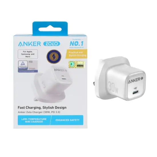 تصویر شارژر دیواری 30 وات تک پورت انکر مدل A2698K21