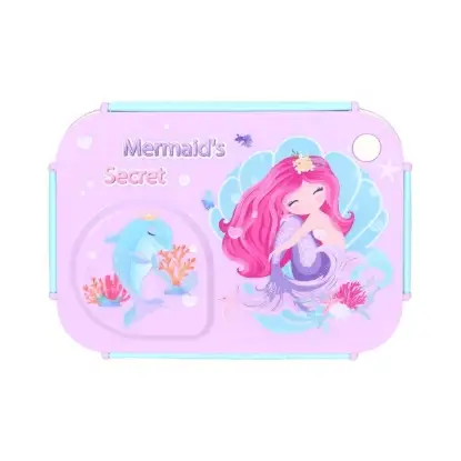 نمایش جزئیات ظرف غذای استیل طرح Mermaid's secret