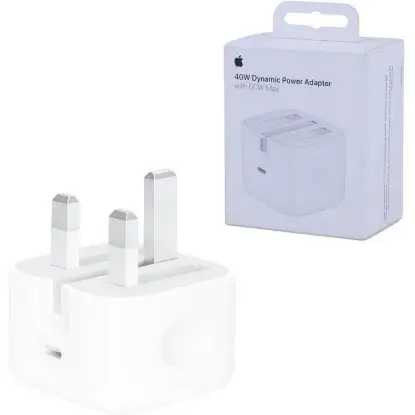 نمایش جزئیات شارژر دیواری 40 وات سه پین اپل مدل Dynamic Power Adapter - اصلی