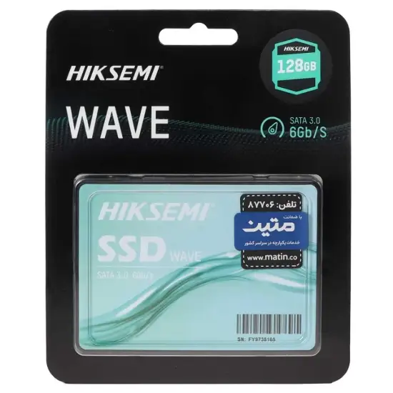 تصویر اس اس دی اینترنال هایک سمی مدل Wave ظرفیت 128 گیگابایت