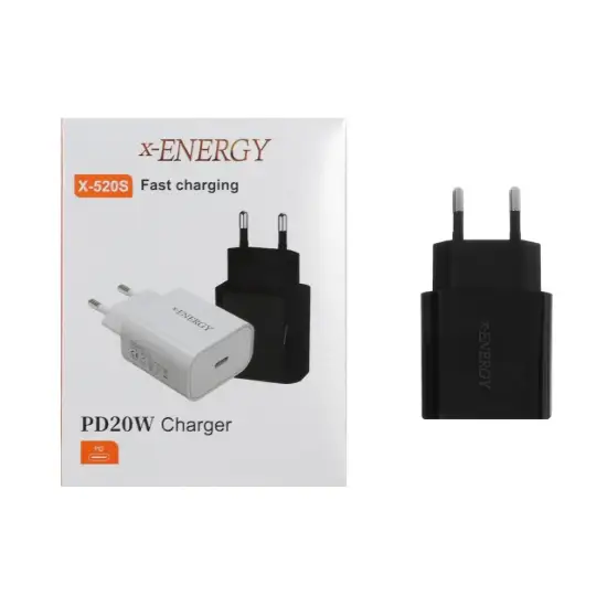 تصویر شارژر دیواری تک پورت ایکس انرژی مدل X-520S