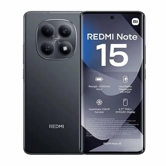 تصویر گوشی موبایل شیائومی مدل Redmi Note 15 دو سیم کارت ظرفیت 256 گیگابایت و رم 8 گیگابایت