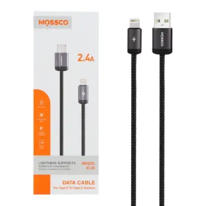 نمایش جزئیات کابل تبدیل فست شارژ USB به لایتنینگ مسکو مدل IC-25