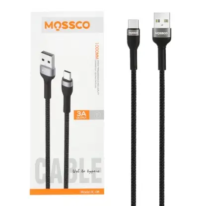 نمایش جزئیات کابل تبدیل فست شارژ USB به USB-C مسکو مدل IC-08