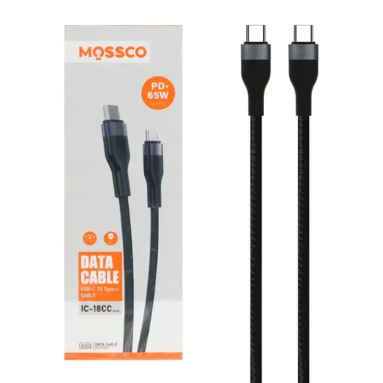 تصویر کابل تبدیل فست شارژ مسکو USB-C به USB-C مدل IC-18CC