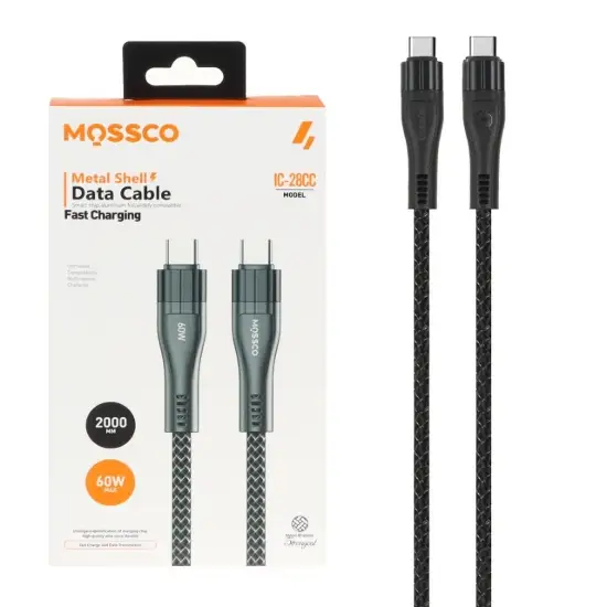 تصویر کابل تبدیل فست شارژ مسکو USB-C به USB-C مدل IC-28CC